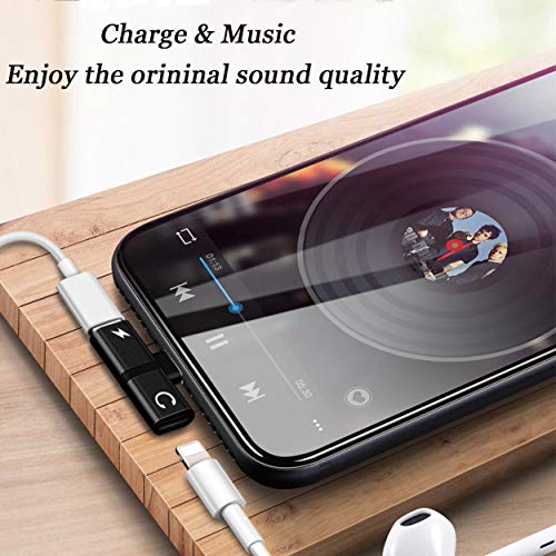 image for Hamdol for iPhone Adapter Headphone Jack Adapter for iPhone8/8Plus/7/7