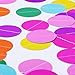 Outus Paper Round Garland, 2 Packs, 4 Meters, Assorted Colors, Circle Dots, Hanging Decorations for Birthday Party, Wedding