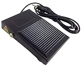 StealthSwitch FS-2 Foot Pedal - Momentary Contact Footswitch (3.5mm (⅛ Inch) Mono Audio Cable, 6 Feet)