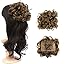 Messy Curly Hair Bun Extensions Updo Hairpiece Chignons Easy Stretch Hair Combs Clip in Ponytail Extensionsthumb 4