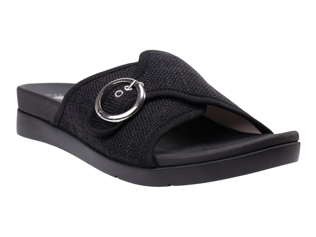 REVITALIGN Women’s Mabel Slide, Black, 9.5 Wide