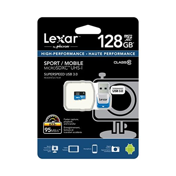 Lexar High-Performance microSDHC 633 UHS-I Flash-Speicherkarte 128GB – Bild 5