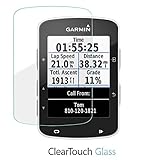 Garmin Edge 520 Screen Protector, BoxWave [ClearTouch Glass] 9H Tempered Glass Screen Protection for Garmin Edge 520