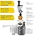 Mueller Austria Juicer Machine Extractor with Slow Cold Press Masticating Squeezer Mechanism Technology, 3