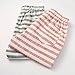 Banana Bucket Men’s Summer Casual Linen Drawstring Striped Beach Shorts Grey