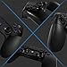 Qingta Wireless Game Controller for PS4 Rechargeable Support PC (Windows 7/8/10) PS3 with LED Light Portable Gaming Joystick Handle Black – PlayStation 4thumb 1