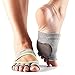 toesox Yoga Women Dance Socks – Non Slip Grip Releve Half Toe for Pilates, Barre
