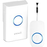 Caregiver Pager, Wireless Emergency Call Button for Elderly/Seniors, Disabled at Home, 500 Feet +, SOS Nurse Home Call Alert System