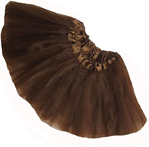 Southern Wrag Company Girls Ballet Tutu Waist 16-32 Length 11-12 (Brown)
