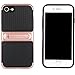 iPhone 7 Case, Vecan [Dual Layer Protection] Soft TPU & Hard PC with Kickstand Luxury Cover for iPhone 7 (Rose Gold)