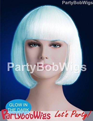 PartyBobWigs Standard Super Mode Disco Rave Party Bob Glow In Dark PTB-041