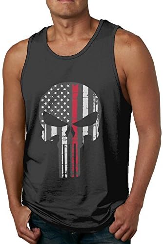 Patriotic American Flag Stars All Over Tank Top Shirt