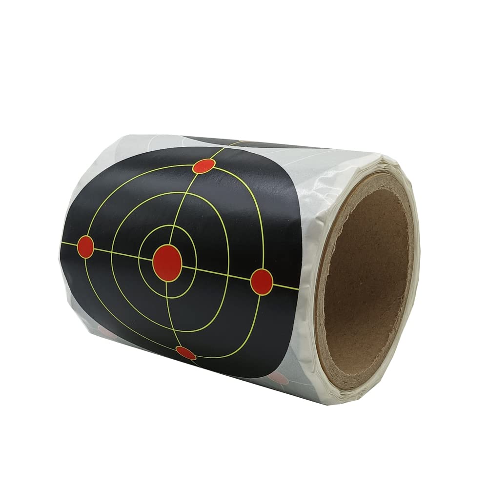 Target House 100pcs/ roll 12 cm Reactive & splatter Shooting targets for Gun-Pistol-Rifle-Airsoft-Pellet Gun- Air rifle