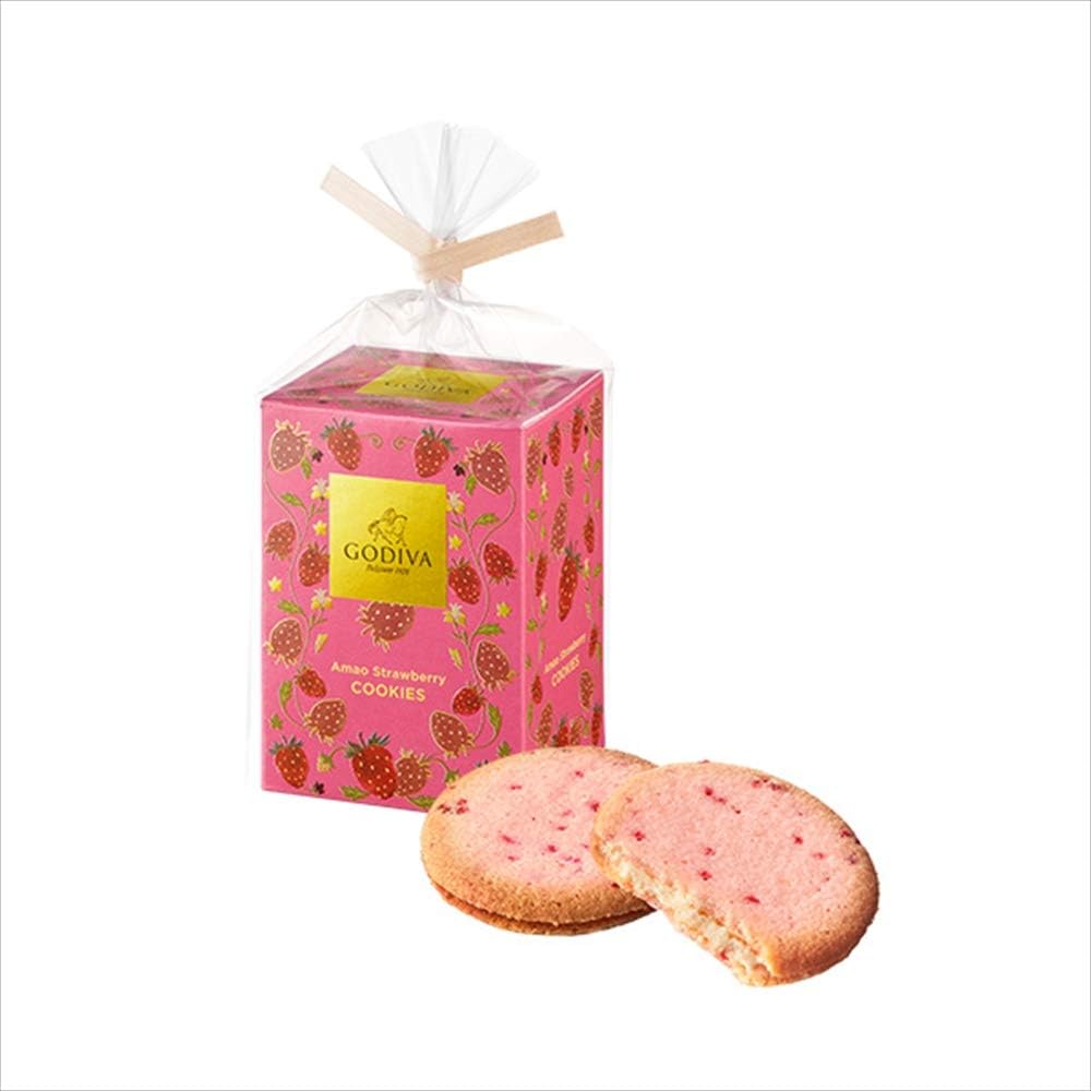 Amazon ゴディバ Godiva あまおう苺クッキー 5枚入 Godiva ビスケット クッキー 通販
