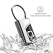 Small Fingerprint Padlock, Bluetooth Gym Lock, Biometric Padlock for School Locker Lock, Luggage Lock, Travel Bag Lock with APP(Android/iOS), USB Charge, Metal, Waterproof