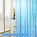 Wimaha Clear Shower Liner with Magnets, Plastic Shower Curtain Liner, Clear Shower Curtain Liner Heavy Duty with Bronze Grommets, Shower Liner with Hooks for Bathroom, Blue, 72x72
