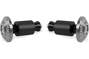 CHIFUN Universal 7/8" 22mm Bar Ends Plug Slider Aluminum Handlebar Grips Bar End Caps Replacement for Motorbike Racing ATV Of