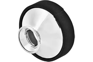 DEMERAS Decrease Sound Sax Practice Alto Saxophone Mute for Concert(Silver)