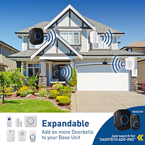 2 SadoTech+Wireless+Doorbell+Operating+Batteries