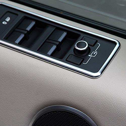 ABS Plastic Window Lift Switch Button Frame Cover Trim Accessories for Land Rover Range Rover Sport 2014 2015 2016 2017