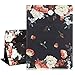 Hepix Floral iPad 9.7 Case 2018 2017 Peony Flowers iPad Air 2 Cases PU Leather Lightweight Protective iPad Air Case, Multi-Angle Stand with Auto Sleep/Wake