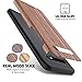 Galaxy S10 Case, [Slim to Beat] Soft Wood Air Cushion Premium Rubber Bumper [Thin Matte] Flexible TPU Back Cover, Shock Resistant Wooden Shell for Samsung Galaxy S10, Cherry