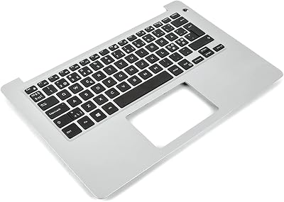 Dell Inspiron 5370 Silver Palmrest Keyboard NORDIC 0265G7 0873R4 (Renewed)