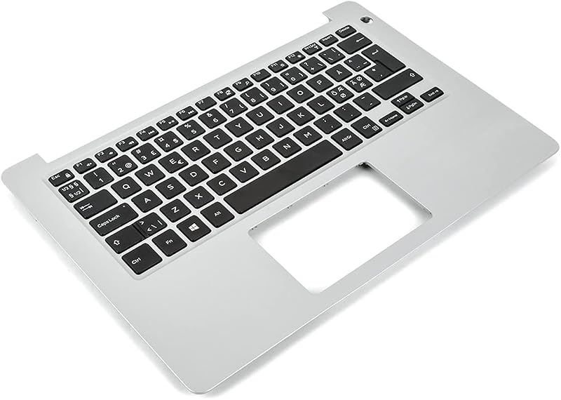 Dell Inspiron 5370 Silver Palmrest Keyboard NORDIC 0265G7 0873R4 (Renewed)