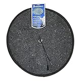 MICHELIN K00034 Grey/Black Car Cover | Tire Pads | Protect Rims from Scratches | Easy Installation | Universal Fit | Recycled Wheel Felts 4-Pack, 4 Pack