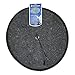 MICHELIN 00034 Car Cover | Tire Pads | Protect Rims from Scratches | Easy Installation | Universal Fit | Recycled Wheel Felts | Grey/Black | 4-Pack