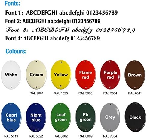 Amazon De Namensschild Turschild Emaille 5x21cm Schild Mit