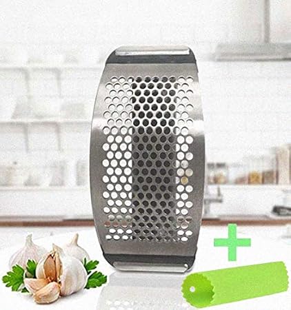 Amazon Com Gifts For Chefs Metal Garlic Press Easy To Clean