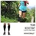 Calf Compression Sleeve + 3M Reflective Laces - Socks for Men & Women - Guard Sleeves for Calves, Shin Splints Running Cycling Hiking CrossFit Basketball Baseball Triathlon & Gym - Lifetime Guarantee