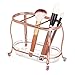 iDesign InterDesign Make Up Brush and Comb Rose Gold/Clear York Lyra Vanity Organizer, 17.8 x 9.6999999999999993 x 14 cm