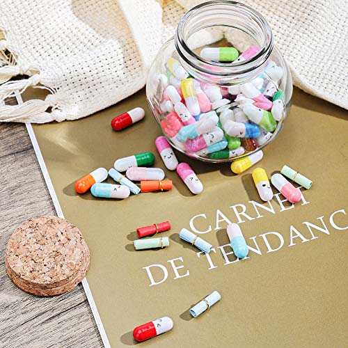 FUTUREPLUSX 100 Pcs Capsule Message in a Glass Bottle