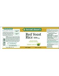 Nature's Bounty Levadura de arroz rojo, 0.02 oz, 19989, 1, 1