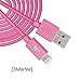LP 3m/10ft Lightning Cable, Apple MFI Certified Connectors, Long Lightning to USB Cable Lightning Sync Charger Cable for iPhone 7/7 Plus/6s/Plus/6/5s, iPad Air 2/mini 4/mini 3, iPod Nano/Touch-Pink