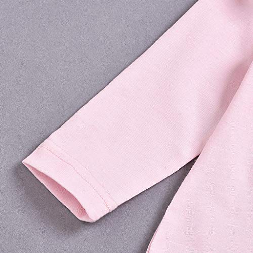 Little Story Children's Long-Sleeved Frill Hakama + lace Trousers + Headband Three-Piece suitInfant Baby Kids Girls Lace Pink