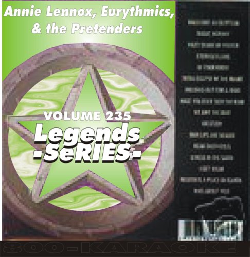 UPC 471383602356, Annie Lennox, the Eurythmics, &amp; the Pretenders 18 Song Karaoke CD+G Legends #235