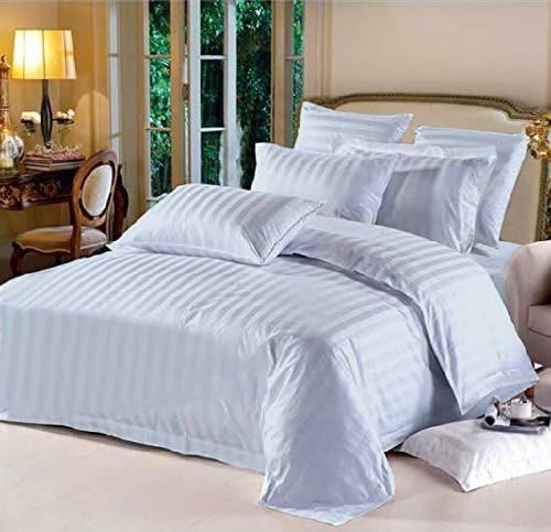 Lasin Bedding Hotel Collection 100% Cotton 6-Piece Bedding Sheets Set, Full, Pink