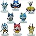 G 8pcs 6cm Yokai Watch Yo-Kai Figures Figure Toys Cake Toppers Play Set Jibanyan Kyuubi Whisper