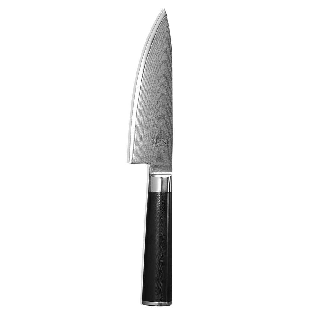 ProCook Damascus X100 Chef Knife - 15cm / 6in Kitchen Knife - Sharp Professional Japanese VG10 67 Layer Damascus Steel Chopping 15cm / 6in