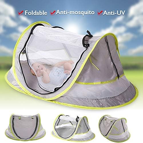 Guajave Bebe Plage Tente Bebe Voyage Lit Portable Uv Protege Tente Pour Enfant Leger Moustiquaire Lits Cages Lits De Voyage