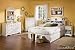 South Shore Summer Breeze Kids Bookcase Bed 4-Piece Bedroom Set, Full, White Wash