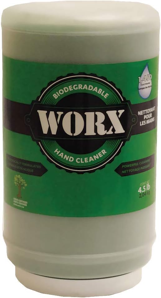 Worx Biodegradable Hand Cleaner 4.5 lb (2040 g.), 1450 Hand