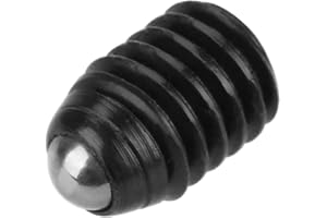 MARHYNCHUS 10pcs M6 Carbon Steel Ball Screws, Spring Plunger Set, Hexagonal Socket Ball Plunger (M610), Screws Fastening Parts Screw