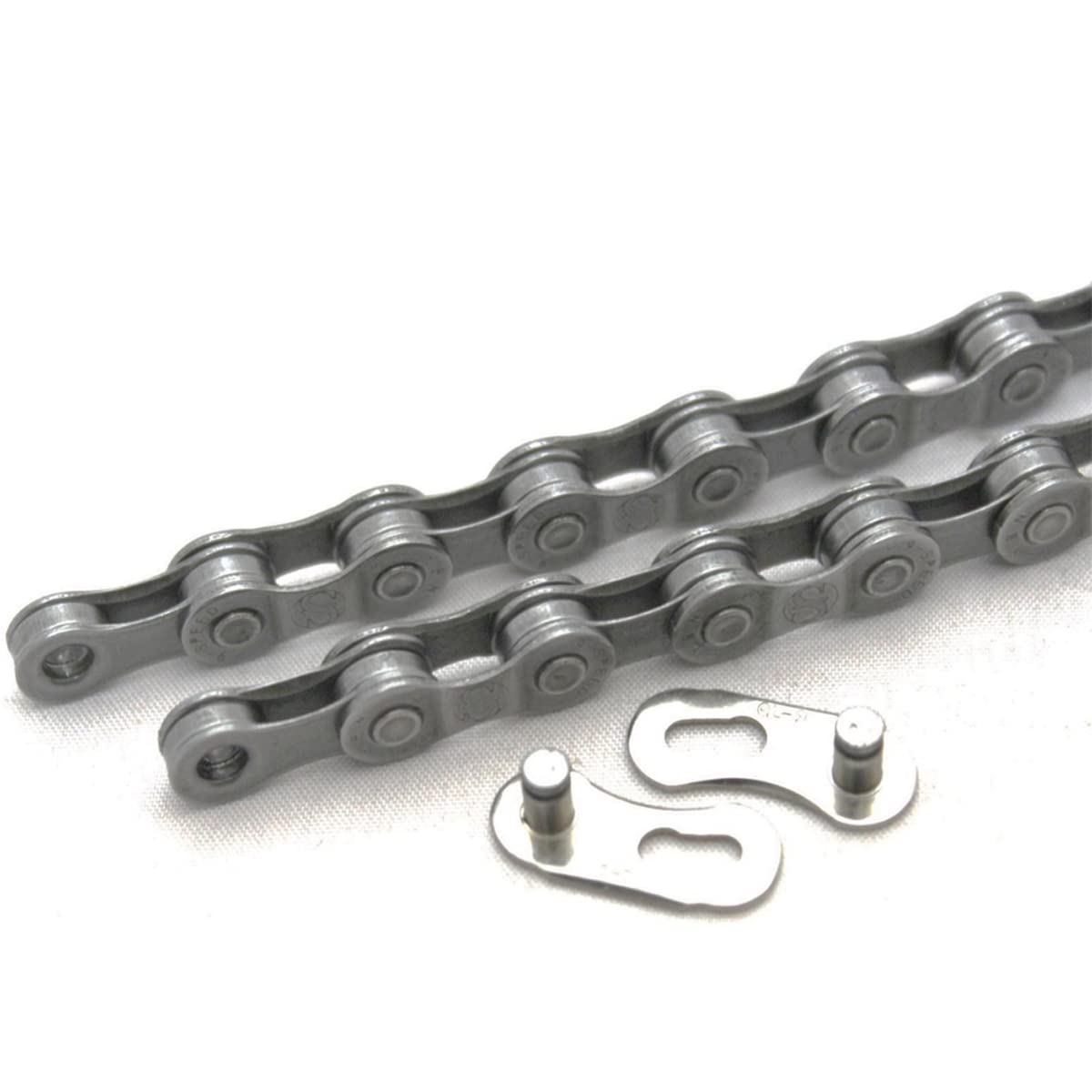 Clarks 9 Speed Stainless Steel QR Link Chain - Silver