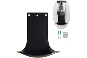 POKOTO Drip Tray for Wall Mounted Soap Dispenser, Prevent Dripping and Spraying, Dispenser Stand, Black