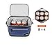 opux Insulated Lunch Box Men Women, Lunch Bag for Work School, Leakproof Soft Cooler Tote Adult, Large Lunch Pail Kids Boys Girls, Picnic Beach Food Bag with Shoulder Strap, Heather Navy