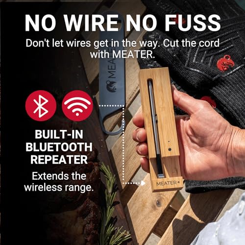 MEATER Plus Premium Wireless Smart Meat Thermometer with Bluetooth